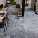 Stevenage Blue Gloss Porcelain Tile 600x1200mm