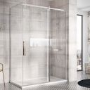 Ryland Chrome Shower Side Panel
