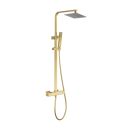 Truro Brushed Gold Thermostatic Shower Pack