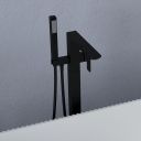 Zena Matt Black Floor Standing Bath Shower Mixer Tap