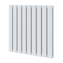 Perth White Double Vertical Flat Panel Radiator 600x680mm