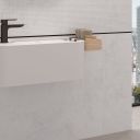 Donovan White Concrete Effect Porcelain Tile 600x1200mm