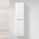 Erin Gloss White Wall Mounted Left Hand Tall Storage Cabinet