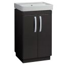 Tavistock Compass Clay Floor Standing Vanity Unit with Ceramic Basin 500mm