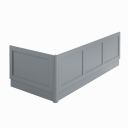 Traditional Light Grey Front Bath Panel 1700mm