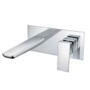 Zena Chrome Wall Mounted Bath Filler Tap