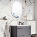 Halle Oval Illuminated LED Heated Bathroom Mirror Lifestyle
