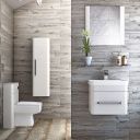 Esk Textured White WC Unit