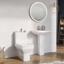 Rhythm White Matt Decor Ceramic Tile 300x900mm