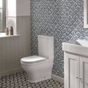 Tavistock Lansdown Short Projection Enclosed Close Coupled WC Pan with Seat