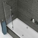 Kudos 2 Panel In-Fold 6mm Left Hand Bath Screen