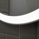 Zia Circle Round LED Illuminated Bathroom Mirror 600x600mm Lifestyle