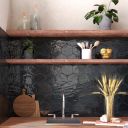 Bergamo Black Porcelain Hexagon Tile 150x130mm