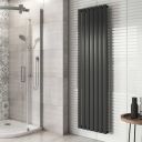Perth Grey Single Vertical Flat Panel Radiator 1800x475mm