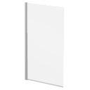 Moxby Brushed Nickel Single Pivot Bath Screen