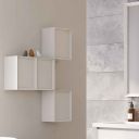 Venus Gloss White Wall Mounted Square Cabinet