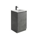 Odion Concrete Floor Standing Vanity Unit with White Basin 500mm