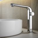 Lifestyle image of the Manisa Chrome Tall Basin Mono Tap