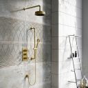Urban Brushed Gold Concealed Valve Shower Pack