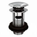 Chrome Click Clack Slotted Basin Waste