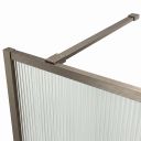 Amien Brushed Nickel Shower Screen Straight Support Bar 1200mm