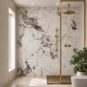 Pristina Pandora Marble Waterproof PVC Shower Wall Panel 1000x2400mm