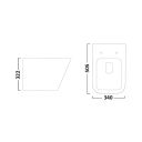 Tavistock Structure Wall Hung WC Toilet