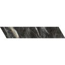 Salerno Black Matt Marble Chevron Tile 80x400mm