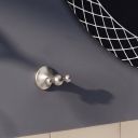 Warwick Brushed Nickel Traditional Double Robe Hook
