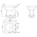 Claydon High Level Traditional Toilet Spec