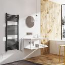 Neptune Anthracite Electric Heated Towel Rail 1200x500mm