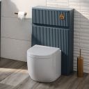 Wish Ribbed Blue WC Unit