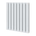 Perth White Double Vertical Flat Panel Radiator 600x544mm