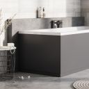 Ellis Charcoal End Bath Panel 800mm