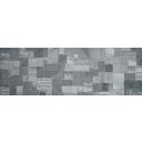 Gabriel Anthracite Mosaic Ceramic Tile 250x750mm