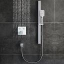 Baylin Chrome Shower Slide Rail Kit