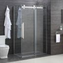 Solet Chrome Sliding Shower Door 1200mm