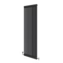 Upton Grey Double Vertical Traditional Column Radiator 1800x560mm