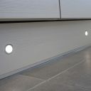 Round Chrome LED Plinth Light Kit (5 Light Pack)