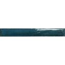 Capri Blue Gloss Ceramic Brick Tile - 400x50mm