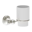 Warwick Brushed Nickel Traditional Tumbler & Holder