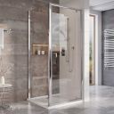 Fabio Chrome Pivot Shower Door