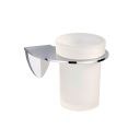 Charvil Glass Tumbler & Chrome Holder