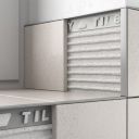 Tileasy Square Plastic 10mm Grey Tile Trim