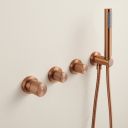 Manisa Brushed Bronze Dual Outlet
