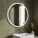 Ekon Round Illuminated LED Heated Mirror 700x700mm