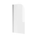 Moxby Single Curved Bath Screen