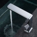Above view of the Flint Chrome Basin Mixer Tap running