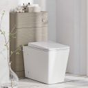 Esk Textured Stone Grey WC Unit