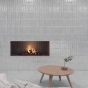 Babylon Silver Gloss Ceramic Brick Tile 246x60mm